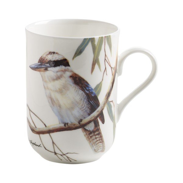 Hrnek z kostního porcelánu Maxwell & Williams Birds Kookaburras, 350 ml
