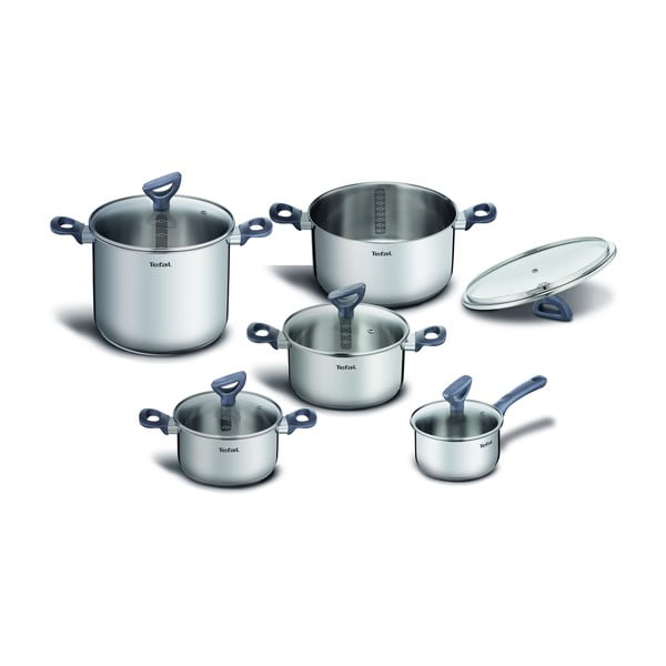 Set di pentole in acciaio inox 10 pezzi Daily Cook - Tefal