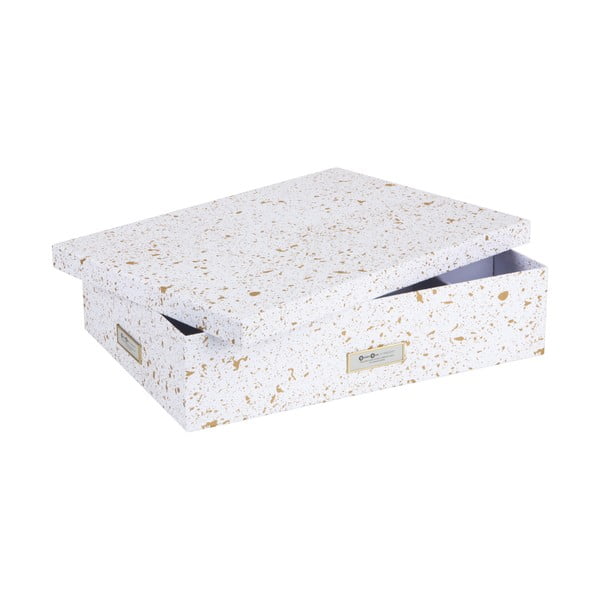 Scatola con scomparti in oro e bianco Jakob - Bigso Box of Sweden-image-3