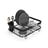 Scolapiatti regolabile nero in acciaio 37x29 cm Sinkin – Umbra