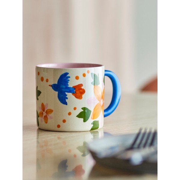 Tazze in set nere/beige in ceramica 2 pz 300 ml Maricala – Bloomingville-image-3