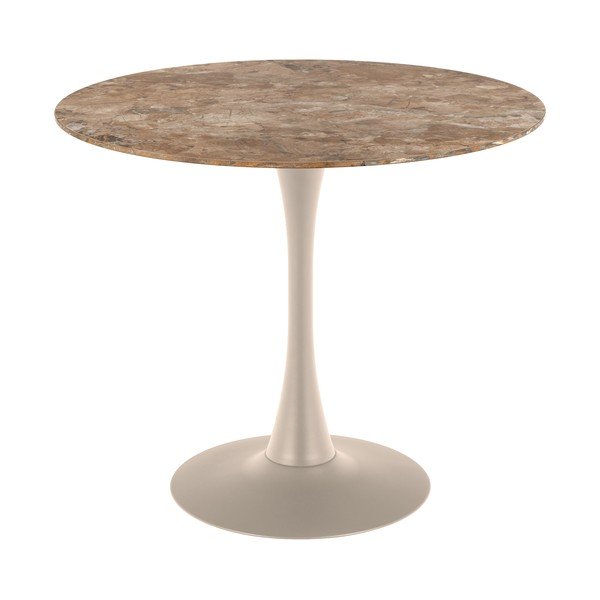 Tavolo da pranzo rotondo con piano in ceramica ø 90 cm Malta – Actona