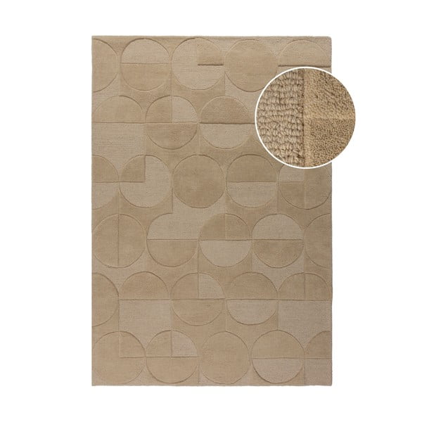 Tappeto in lana di colore naturale 120x270 cm Gigi - Flair Rugs