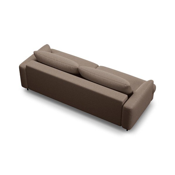 Divano grigio tortora allungabile/con contenitore 233 cm Naomi – Micadoni -image-2