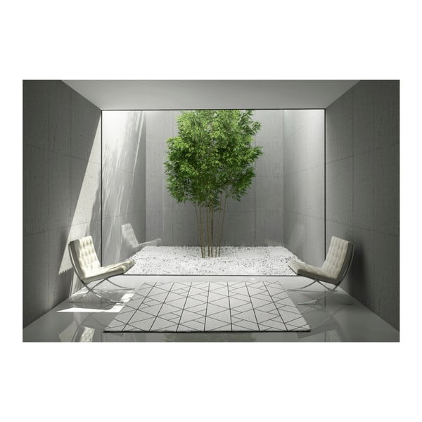 Tappeto bianco e crema , 190 x 280 cm Nilo - Universal-image-1