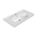 Lavabo bianco in ceramica 80x45 cm Brand – Sapho