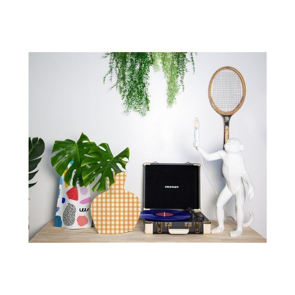 Set di 2 vasi da fiori in tessuto Yellow Vichy - Really Nice Things-image-2