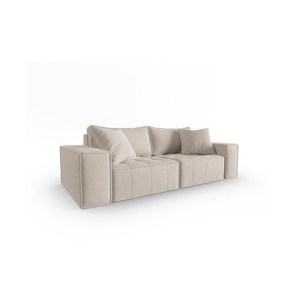 Divano beige 212 cm Mike - Micadoni Home-image-2