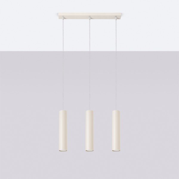 Lampadario color crema Castro – Sollux-image-3