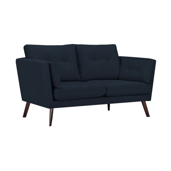 Divano a 2 posti blu scuro Elena - Mazzini Sofas