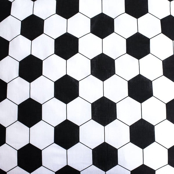 Set copripiumino e federa da bambini verde in cotone per letto singolo 140x200 cm Football – Jerry Fabrics-image-4