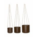 Set di coprivaso in metallo da appendere/parete 3 pz ø 25 cm Bloom – Hübsch
