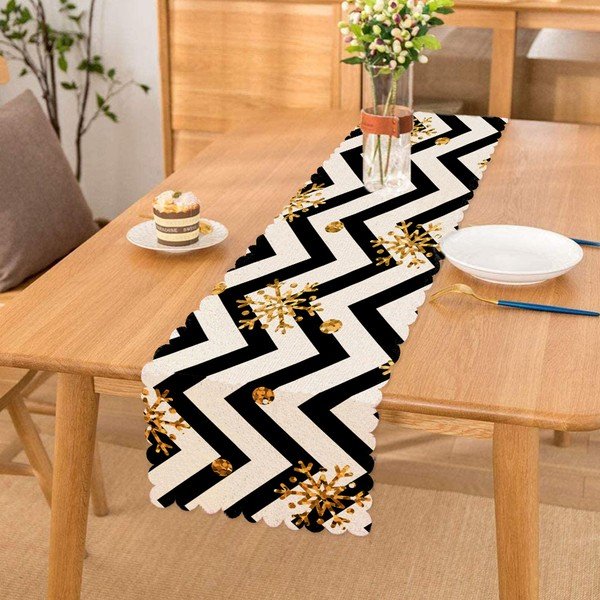 Runner 45x140 cm Zig Zag – Minimalist Cushion Covers-image-1