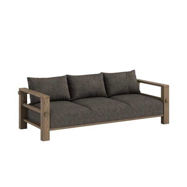 Divano grigio scuro 225 cm Bare – Karup