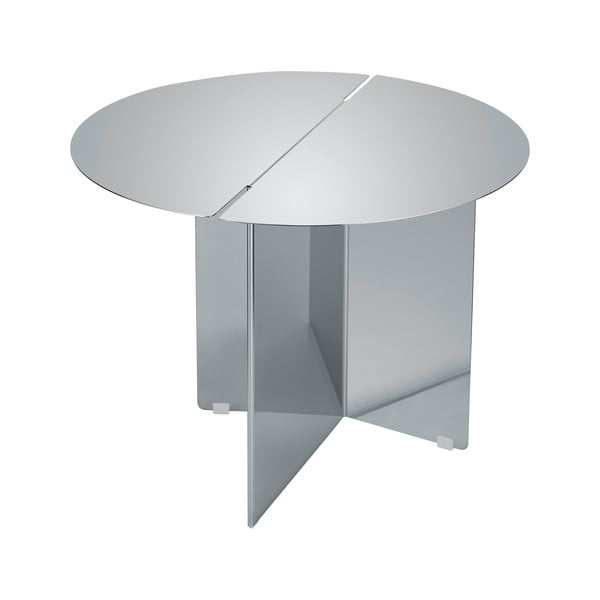 Tavolino rotondo in acciaio inox ø 50 cm Oru – Blomus