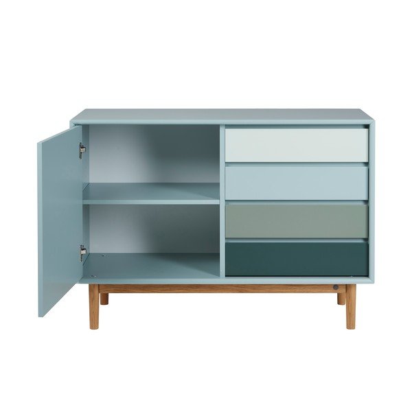 Cassettiera bassa color menta 114x80 cm Color Box - Tom Tailor-image-3