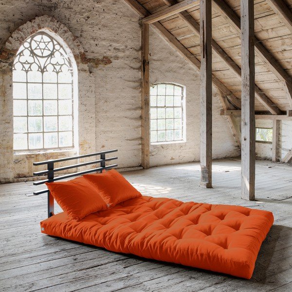 Divano letto Karup Shin Sano Nero/Arancione - Karup Design-image-1