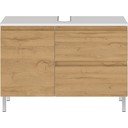 Mobile bianco sotto il lavabo in rovere 80x56 cm Torrance - Germania