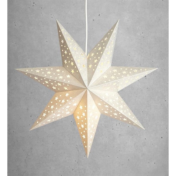 Decorazione luminosa con motivo natalizio in argento ø 45 cm Solvalla - Markslöjd-image-2