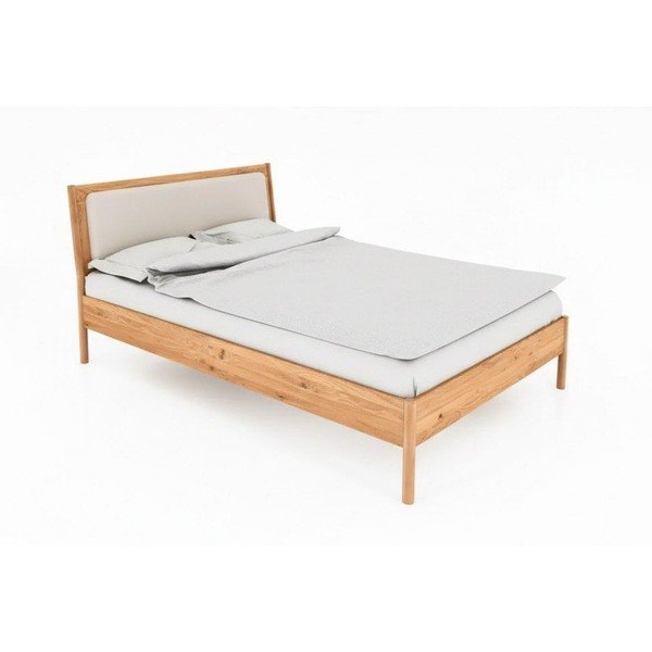 Letto singolo in legno di quercia 90x200 cm in colore naturale Pola - The Beds