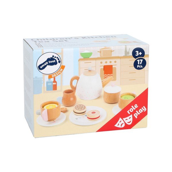 Set da tè in legno per bambini - Legler-image-2
