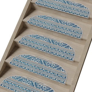 Gradini blu in set da 16 pezzi 20x65 cm Cottage Warmth - Vitaus