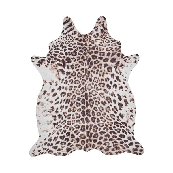 Tappeto marrone/beige 195x155 cm Faux Leopard - Think Rugs