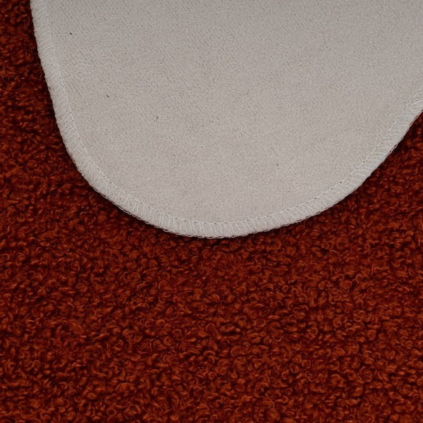 Pelliccia sintetica bordeaux 60x90 cm Sherpa - Casa Selección-image-2