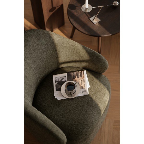 Poltrona color kaki girevole Chapeltown – Rowico-image-2