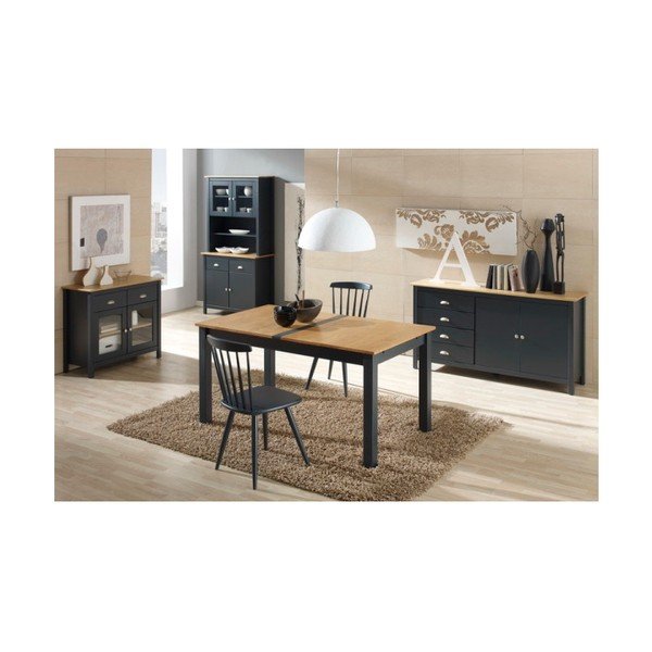 Set di 2 sedie da pranzo grigio antracite Jade - Marckeric-image-4