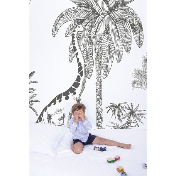 Carta da parati per bambini 400 cm x 248 cm Jurassic Period - Lilipinso-image-1