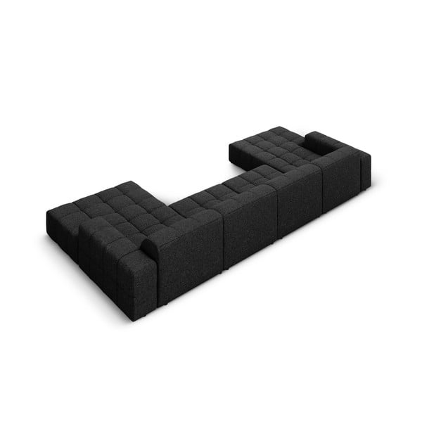 Divano angolare antracite (a U) Chicago - Cosmopolitan Design-image-4