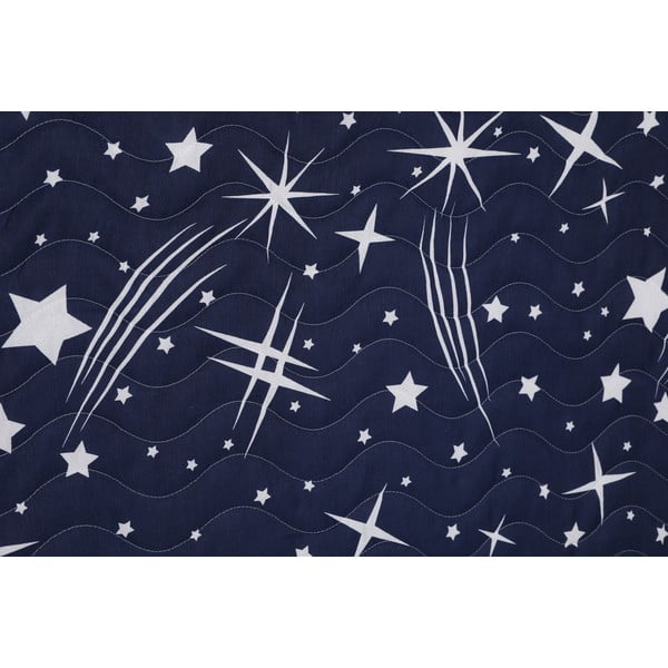 Set con copriletto e federa blu con rivestimento trapuntato 200x220 cm Halley – Mijolnir-image-2