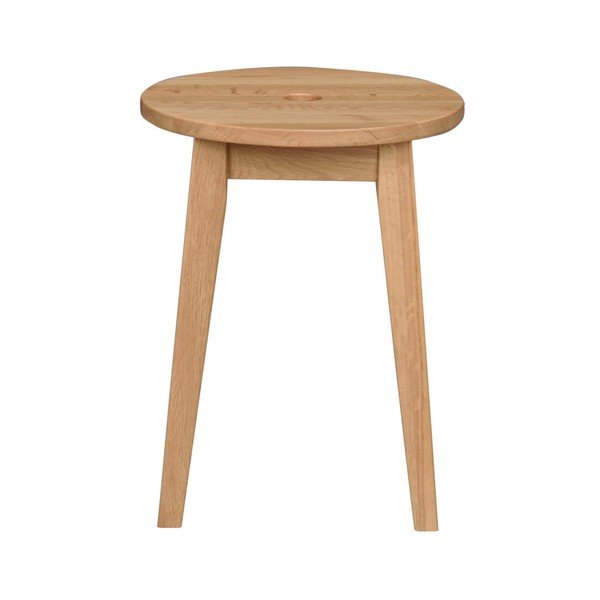 Sgabello in rovere naturale, altezza 44 cm Metro - Rowico-image-1