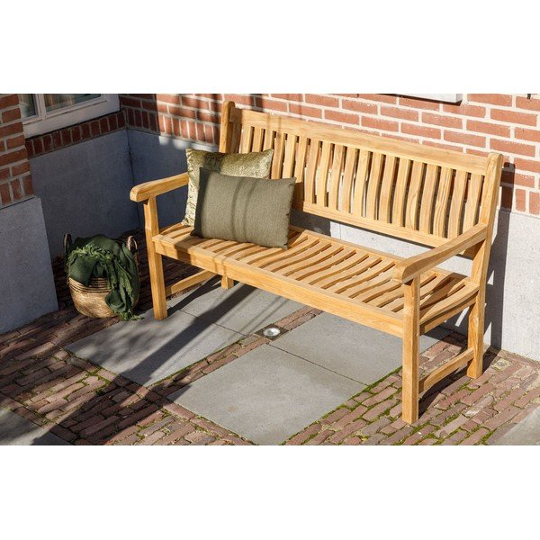 Panchina da giardino in legno di teak Comfort - Exotan-image-2