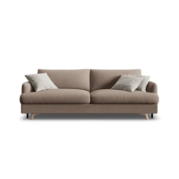 Divano grigio tortora allungabile/con contenitore 233 cm Naomi – Micadoni -image-1