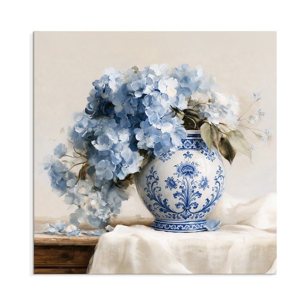 Dipinto stampato dipinto su tela 60x60 cm Porcelain Vase – Styler