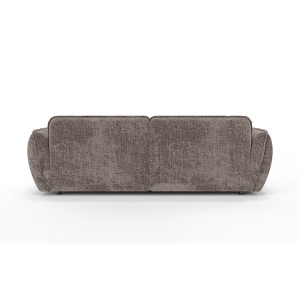 Divano angolare grigio tortora (con penisola a sinistra/con chaise lounge) con rivestimento in ciniglia Nelia – Ropez-image-4