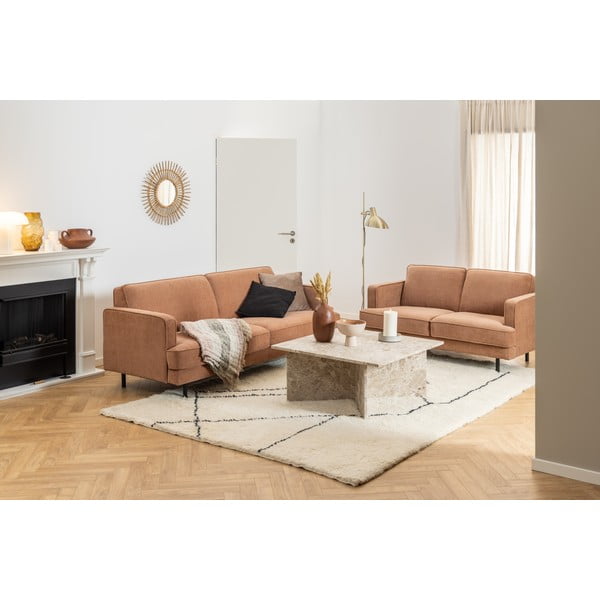 Tavolino in marmo beige 90x90 cm Vega - Actona-image-2