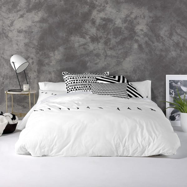 Copripiumino in cotone Trip, 200 x 200 cm Nordica - Blanc-image-1