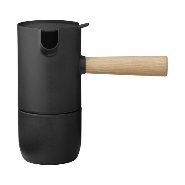 Caffettiera nero in acciaio inox 250 ml Collar – Stelton