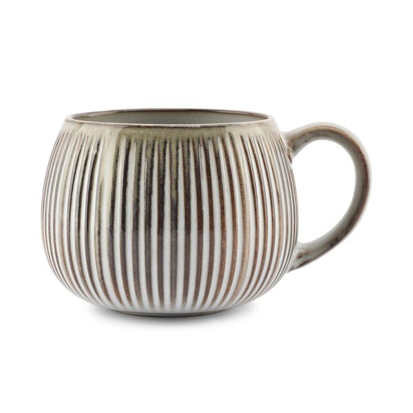 Tazza marrone/beige in gres 400 ml Arto – S|P Collection