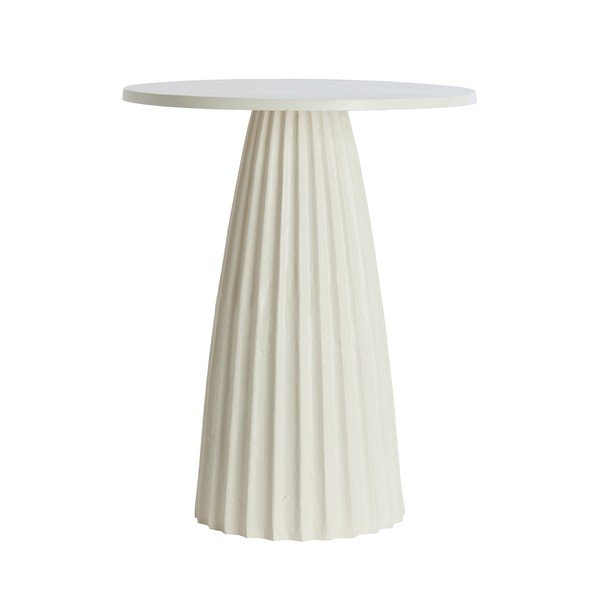 Tavolino rotondo in metallo ø 45 cm Veglia – Light & Living