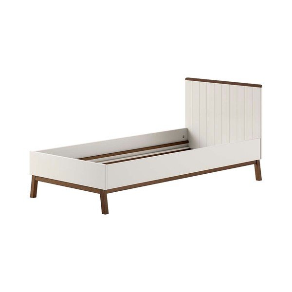 Letto da bambini beige in pino massiccio rete non inclusa 90x200 cm Sezane – Vipack