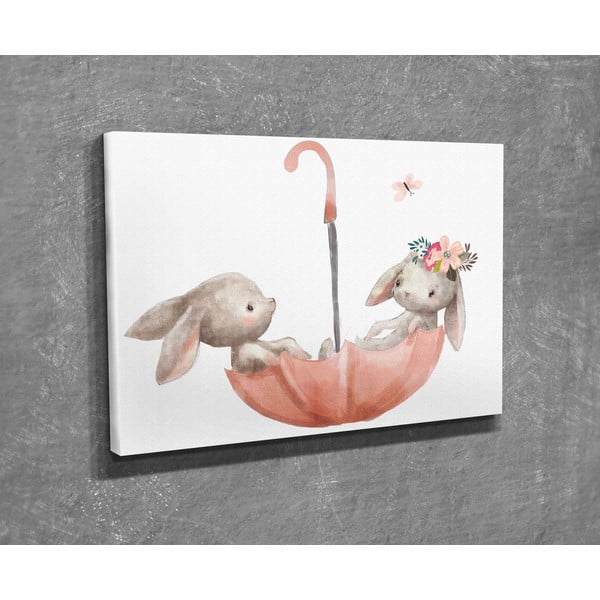 Quadro per bambini 40x30 cm Bunnies - Wallity-image-4