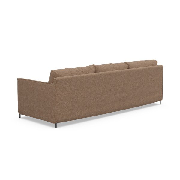 Divano marrone 248 cm Petito - Furninova-image-4