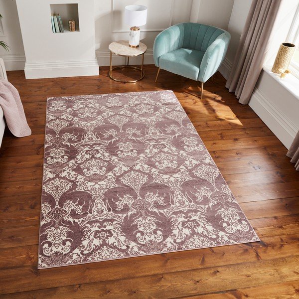 Tappeto color malva 200x285 cm Imperial Wine – Think Rugs-image-3