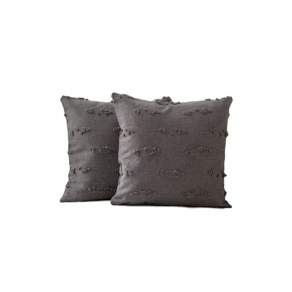 Federe decorative in set 2 pz 43x43 cm Tuffet – Mioli Decor