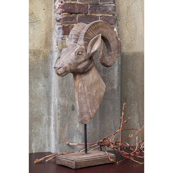 Statua in legno Ram - Light & Living-image-1