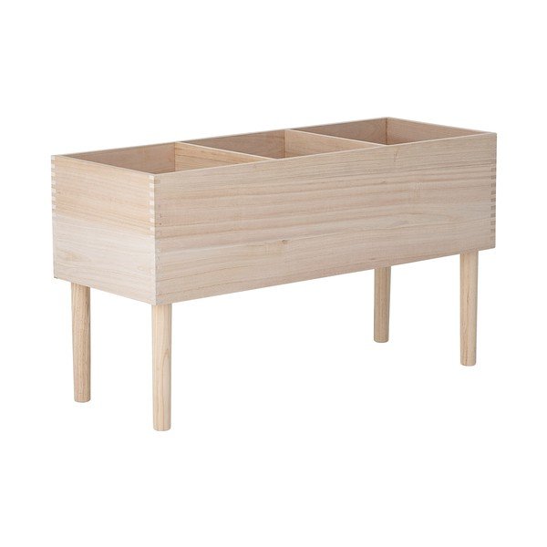 Libreria colore naturale chiaro in legno di paulownia massiccio 91x50x35 cm Douve – Bloomingville